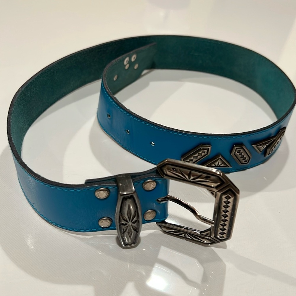 Leather belt